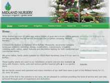 Tablet Screenshot of midlandnursery.com